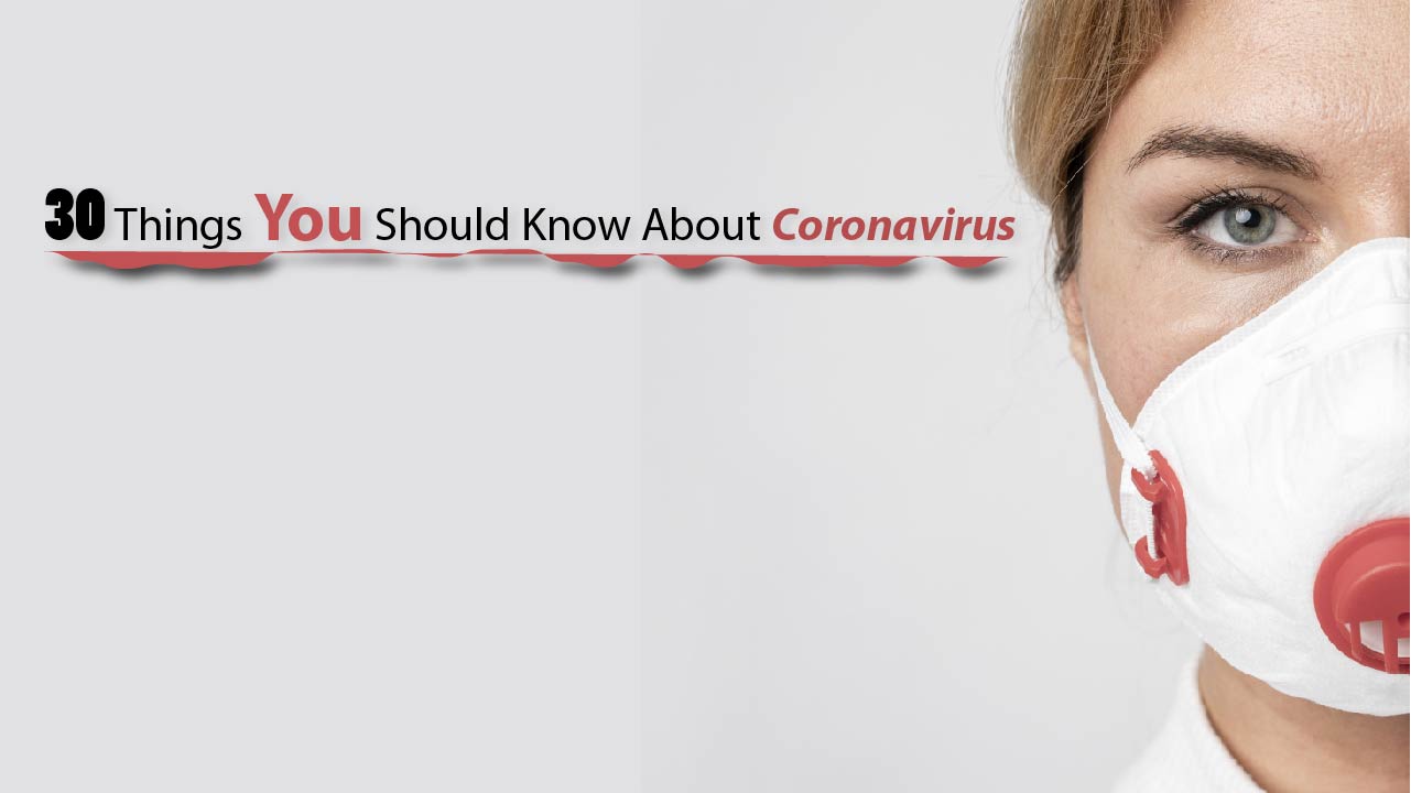30 things you should know about the coronavirus